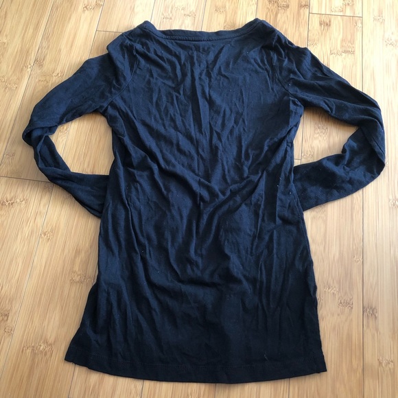 Womens black long sleeve top - Picture 3 of 3